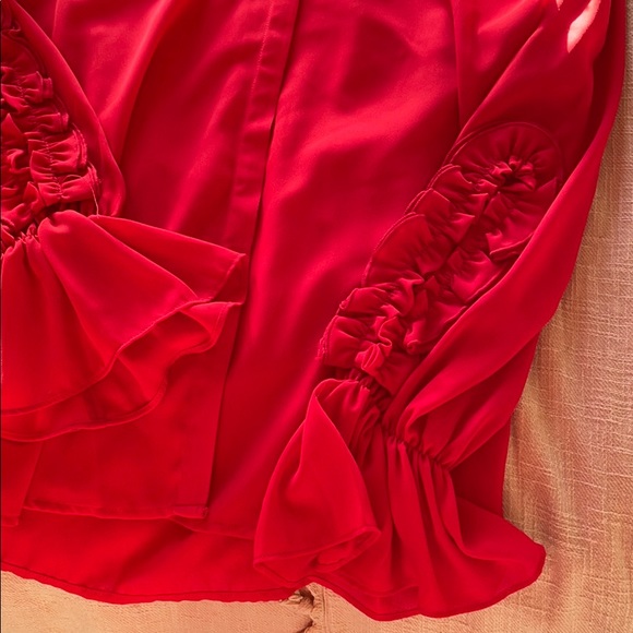 ZARA red blouse - Picture 5 of 6